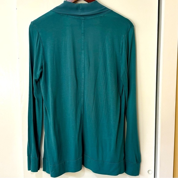 Ann Taylor|Teal Green Open Front Knit Cardigan Sz S - Picture 4 of 4